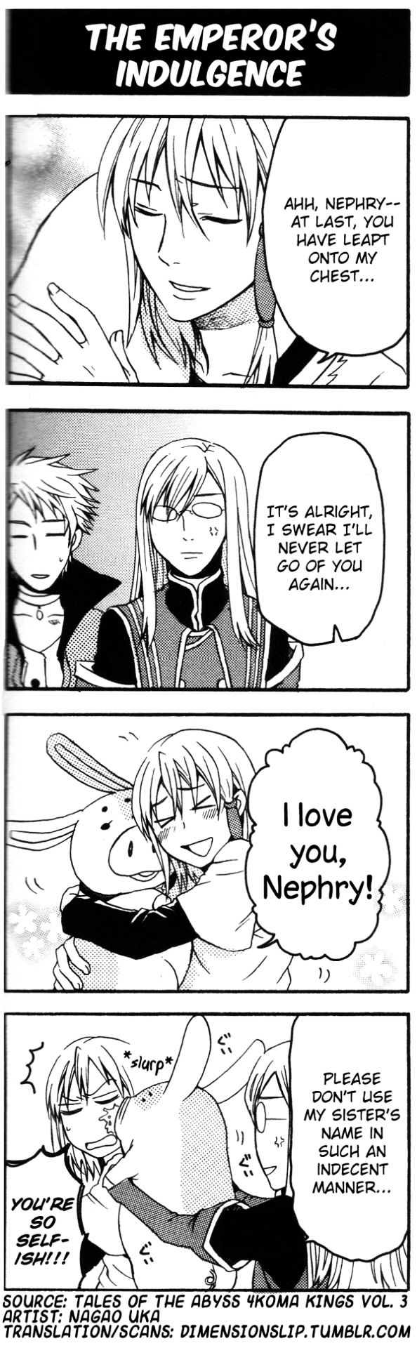 Tales of the Abyss 4koma Kings Chapter 92.3 page 1 - Chapter 92 : v3 The Emperor's Indulgence