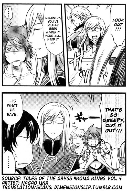 Tales of the Abyss 4koma Kings Chapter 96.4 page 2 - Chapter 96 : v4 	As a Person