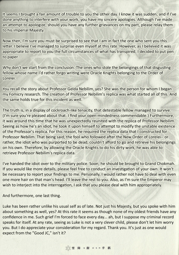 Tales of the Abyss: Tsuioku no Jade Chapter 8 page 51 - Chapter 8
