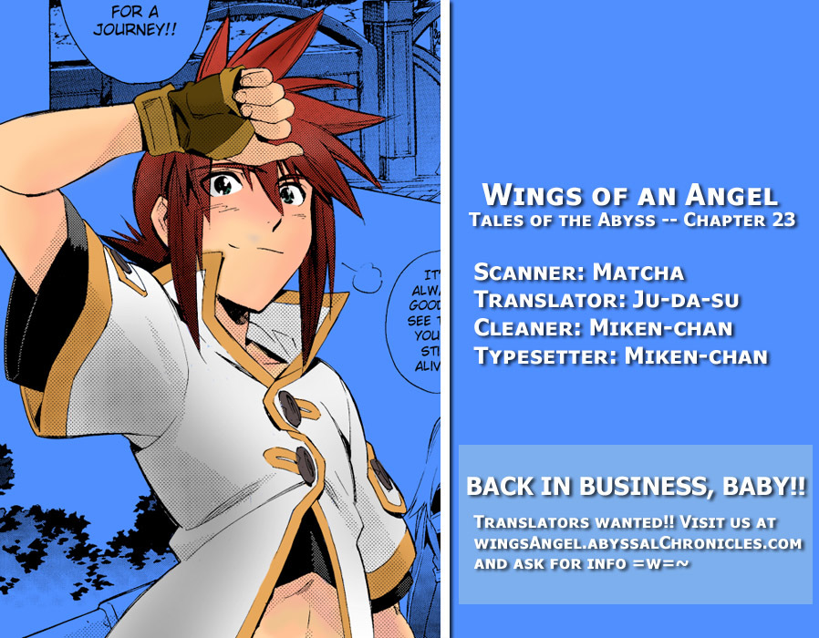 Tales of the Abyss Chapter 23 page 1 - Chapter 23: The Place Within One's Reach