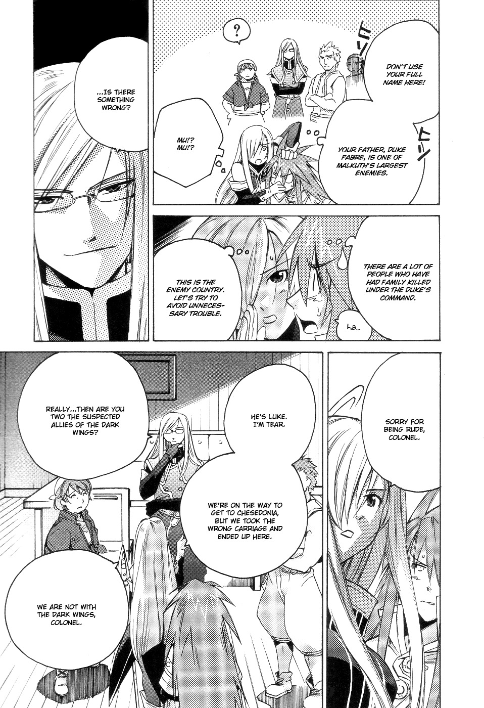 Tales of the Abyss Chapter 3 page 14 - Chapter 3: The Song of Guidance