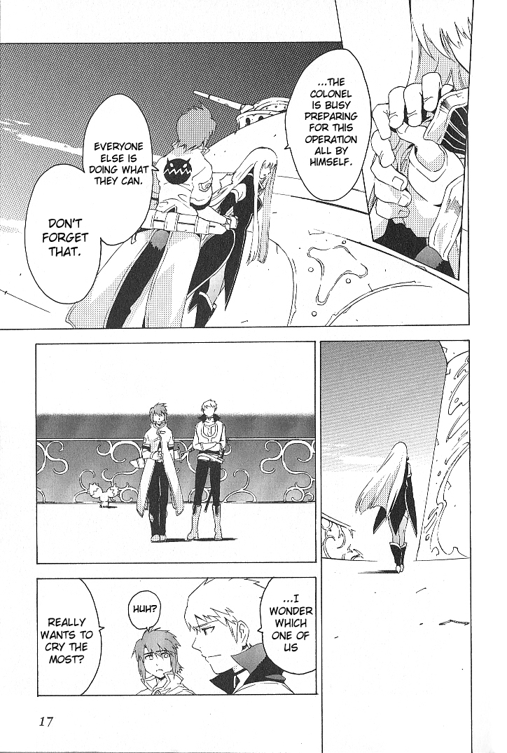 Tales of the Abyss Chapter 34 page 18 - Chapter 34: The Night before Breaching the Core