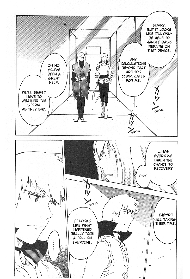 Tales of the Abyss Chapter 34 page 6 - Chapter 34: The Night before Breaching the Core