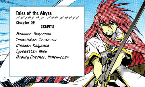 Tales of the Abyss Chapter 5 page 1 - Chapter 5: The Attack of The Six-God Generals