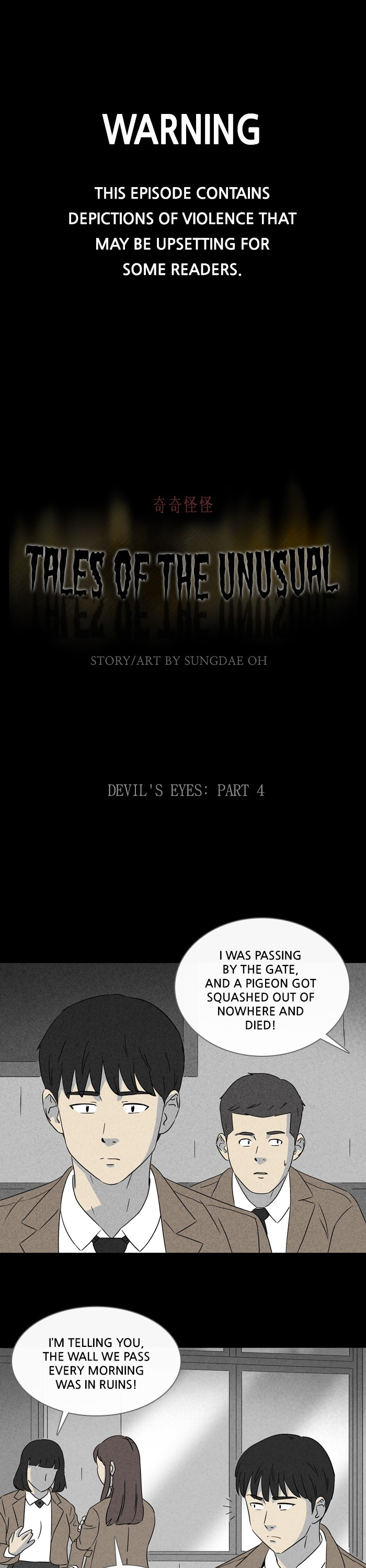 Tales of the unusual Chapter 338 page 1 - Chapter 338: Ep. 338 - Devil's Eyes - Part 4