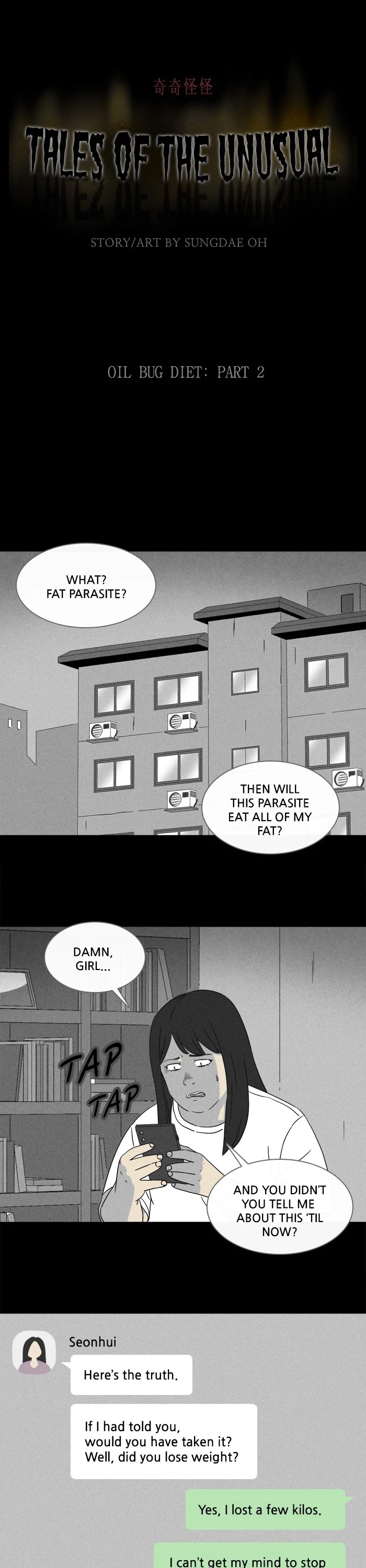 Tales of the unusual Chapter 340 page 1 - Chapter 340: Ep. 340 - Oil Bug Diet - Part 2