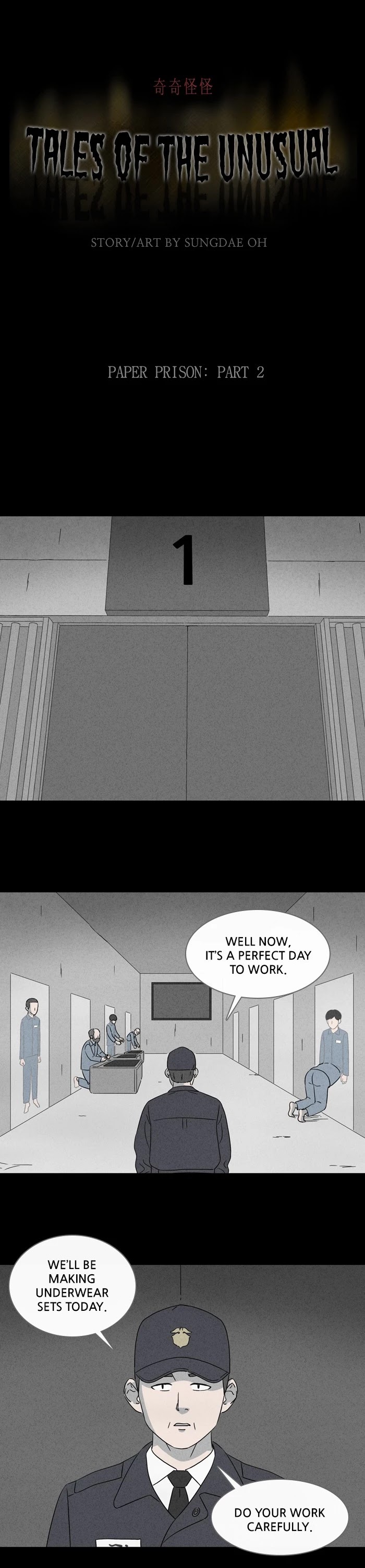 Tales of the unusual Chapter 349 page 1 - Chapter 349: Ep. 349 - Paper Prison - Part 2