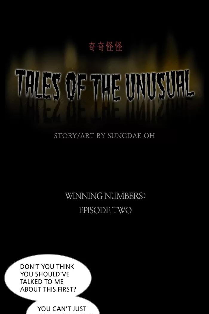 Tales of the unusual Chapter 44 page 1 - Chapter 44: Ep.44: Winning Numbers - Part 2