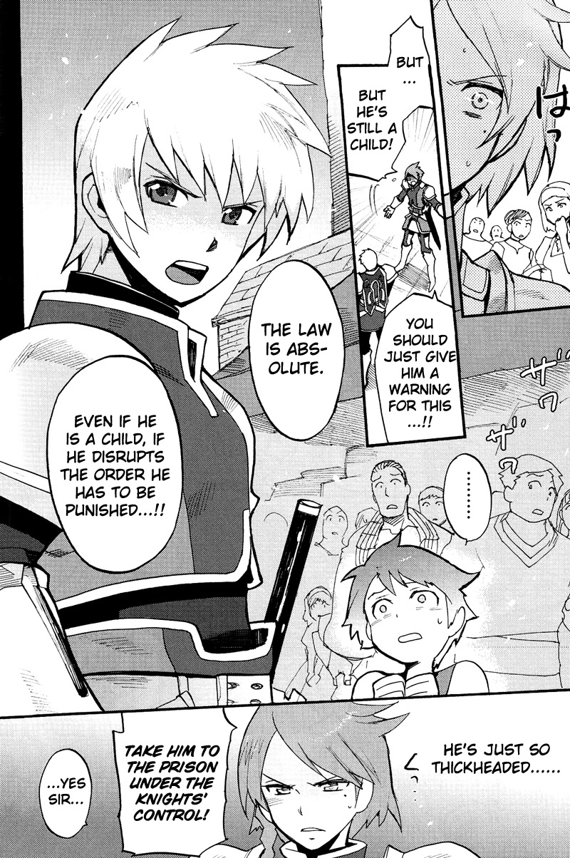 Tales of Vesperia - Flynn Seinaru Hakugin no Kishi Chapter 1 page 11 - Chapter 1: Law and Justice