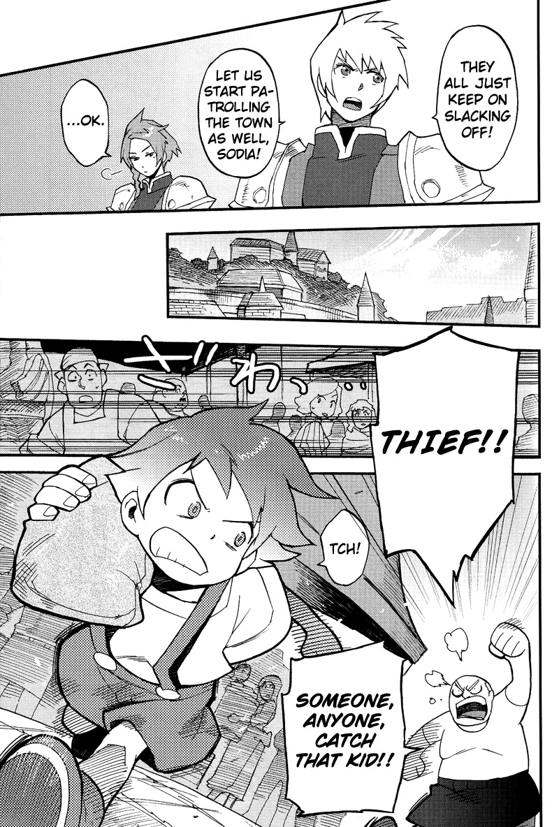 Tales of Vesperia - Flynn Seinaru Hakugin no Kishi Chapter 1 page 8 - Chapter 1: Law and Justice