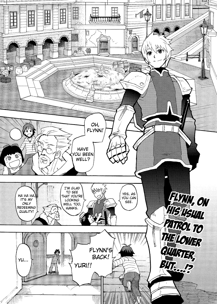 Tales of Vesperia - Flynn Seinaru Hakugin no Kishi Chapter 2 page 3 - Chapter 2: A Knight's Duty