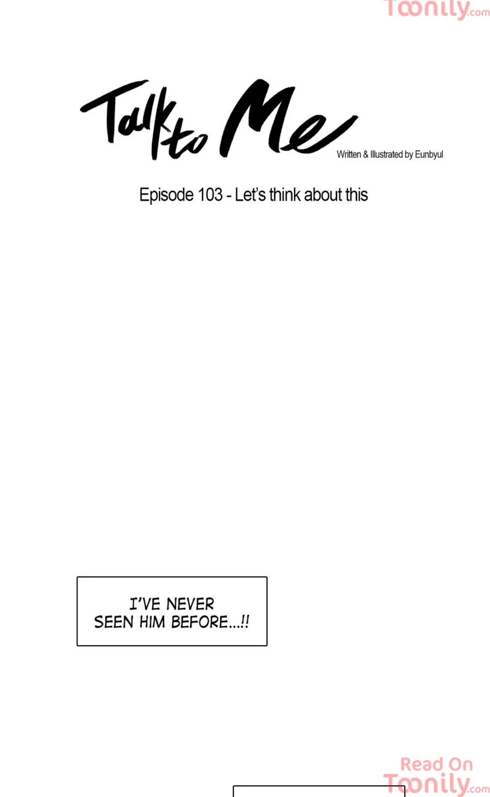 Talk to Me Chapter 103 page 6 - Chapter 103