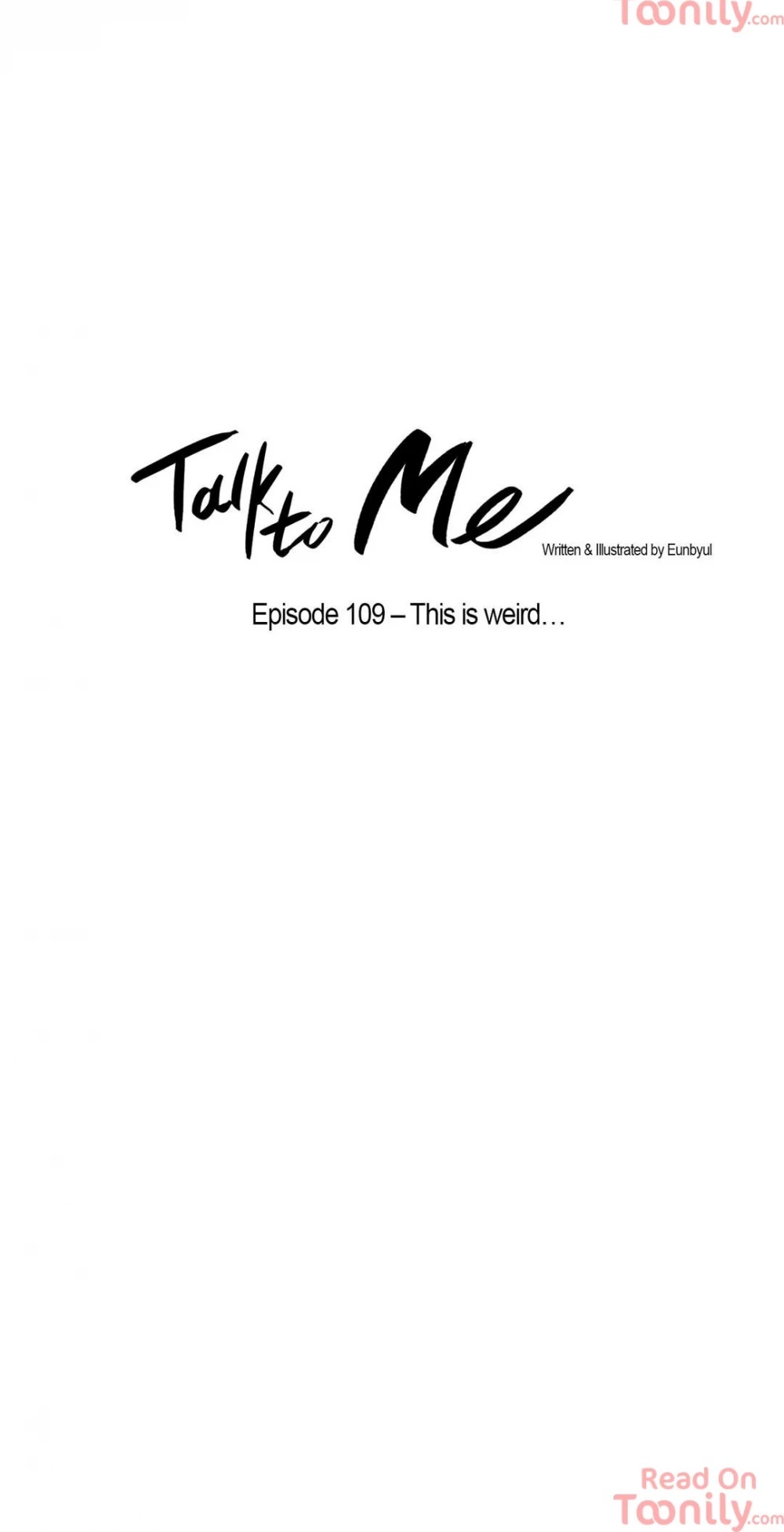Talk to Me Chapter 109 page 8 - Chapter 109