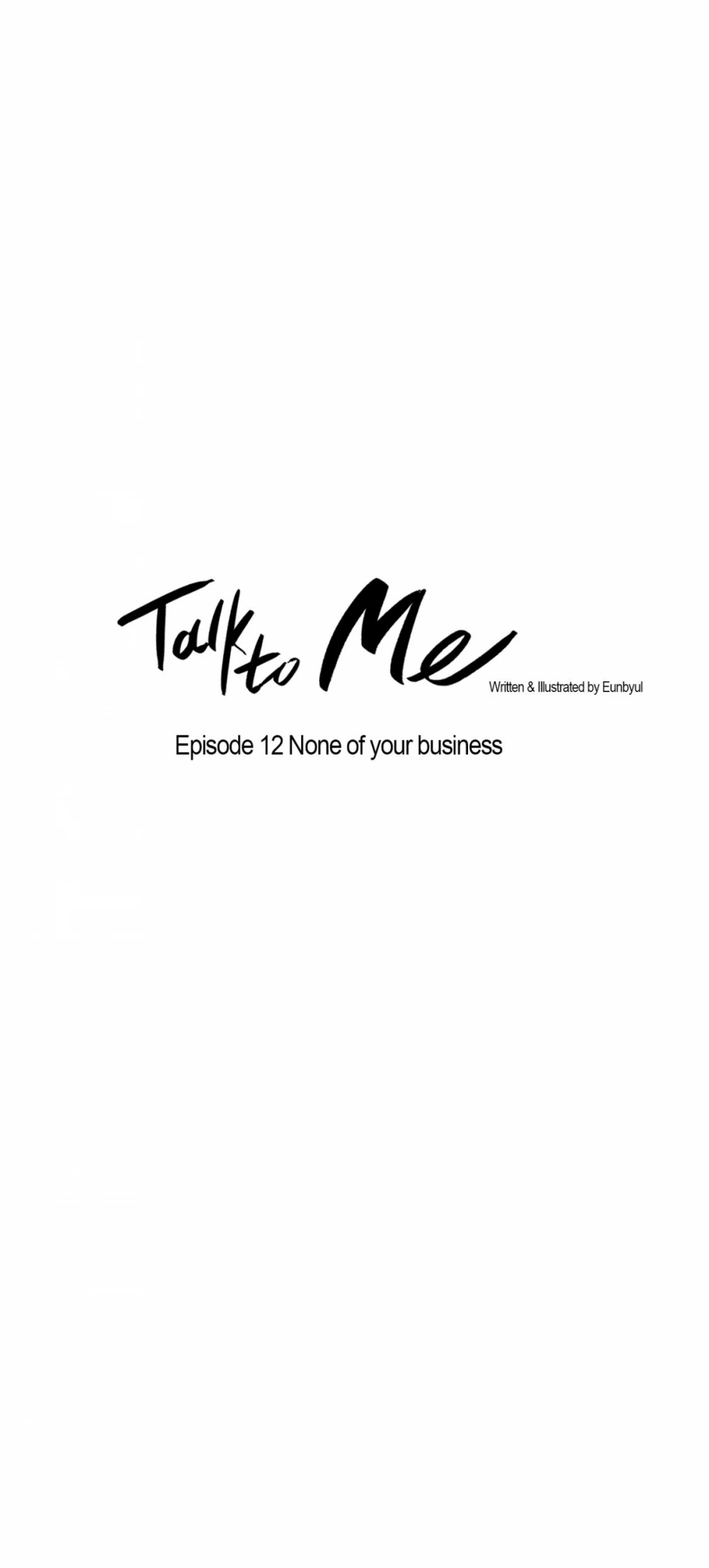 Talk to Me Chapter 12 page 3 - Chapter 12