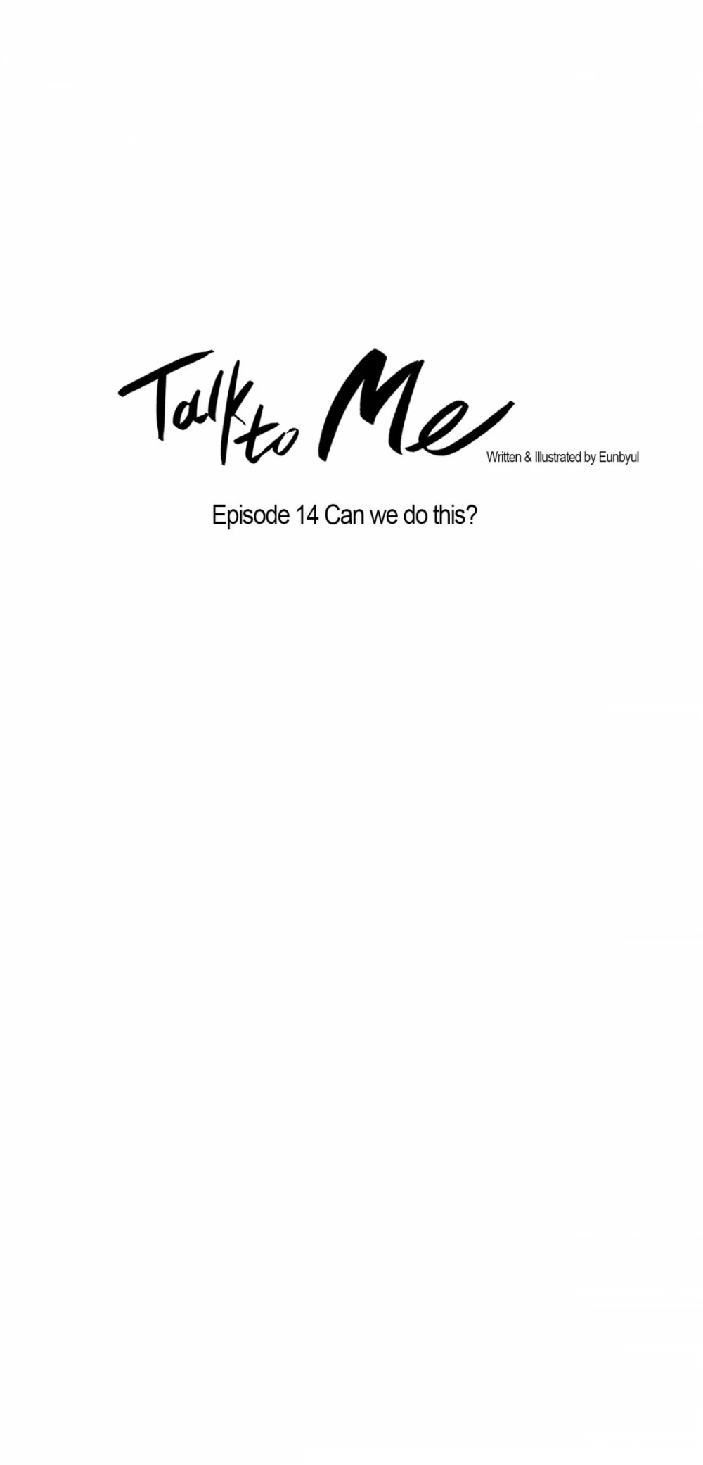 Talk to Me Chapter 14 page 5 - Chapter 14