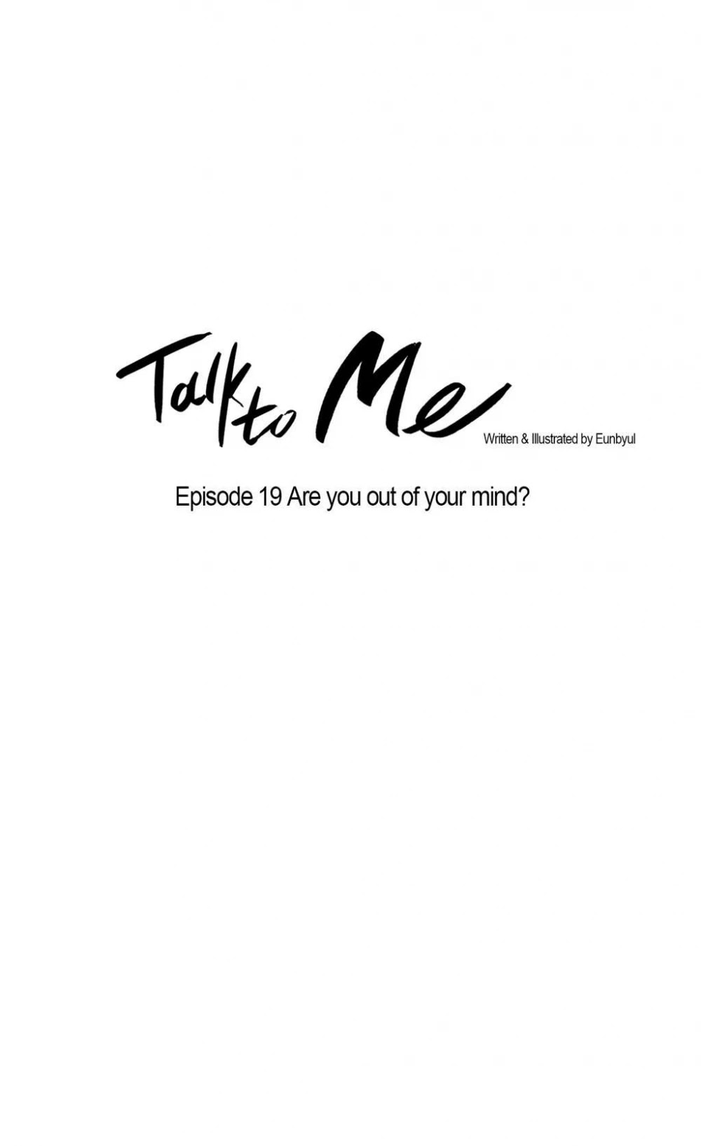 Talk to Me Chapter 19 page 11 - Chapter 19