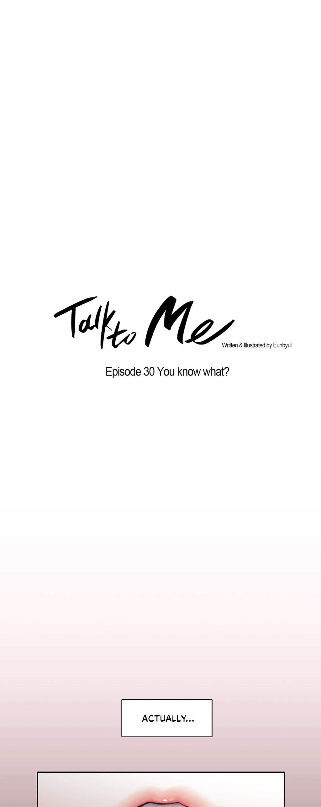 Talk to Me Chapter 30 page 6 - Chapter 30