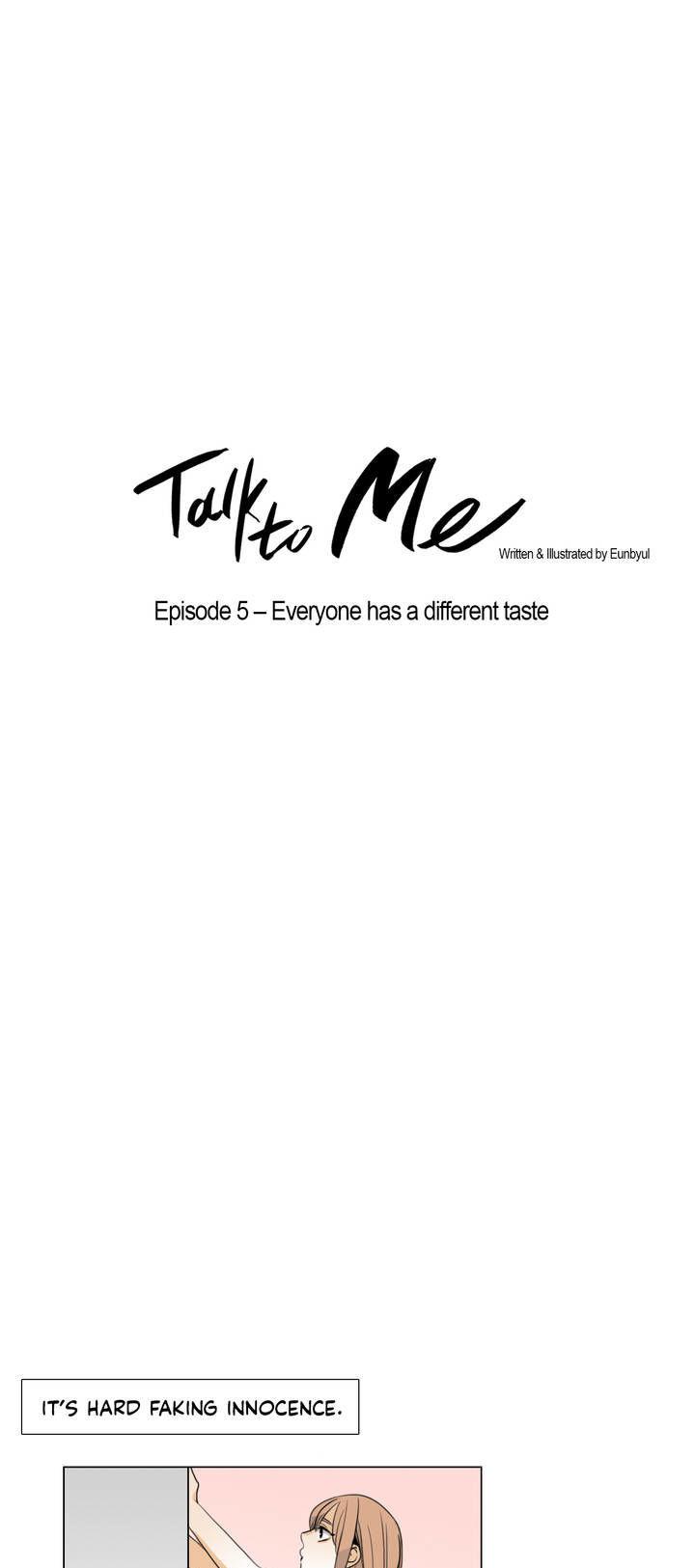 Talk to Me Chapter 5 page 4 - Chapter 5