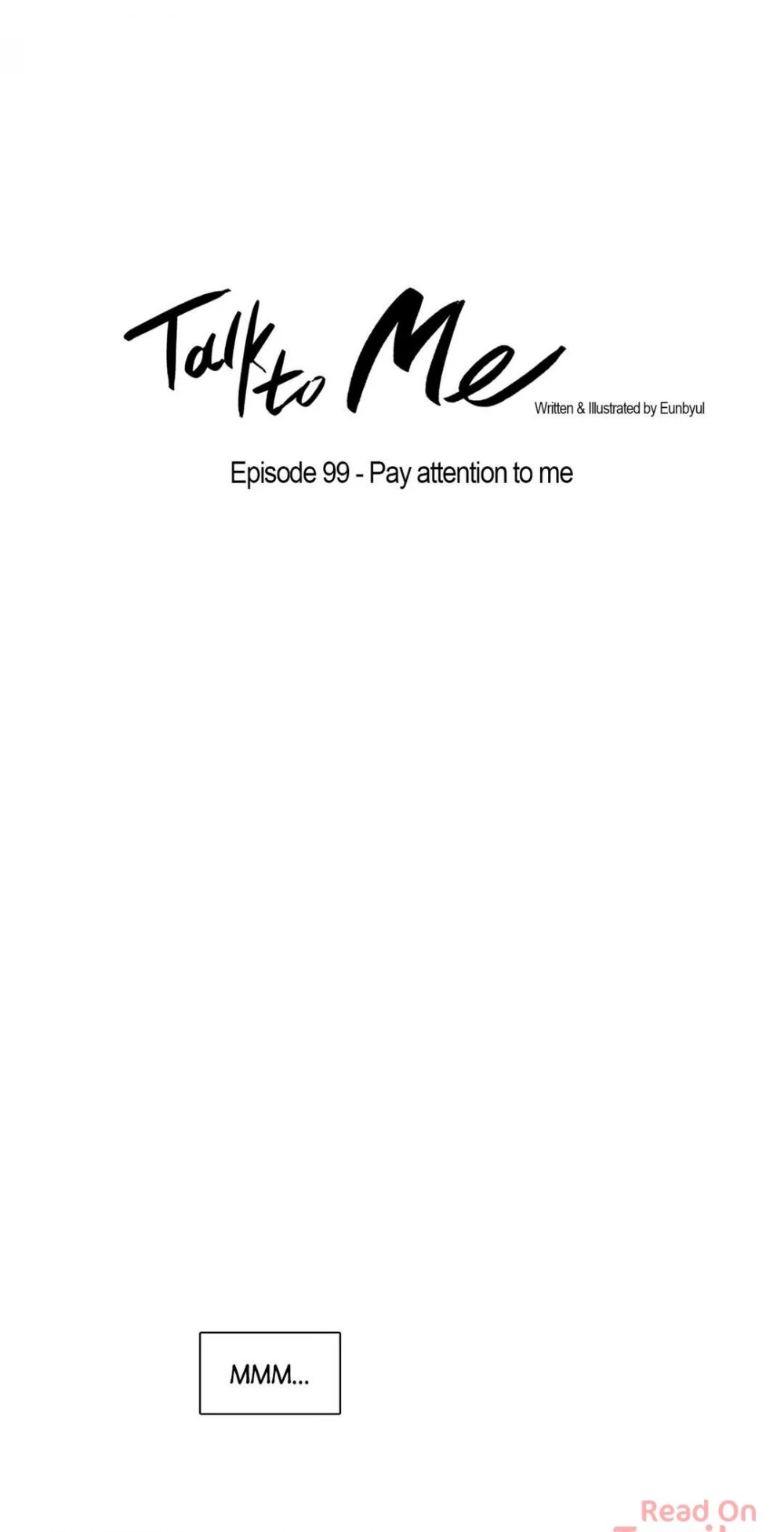Talk to Me Chapter 99 page 7 - Chapter 99