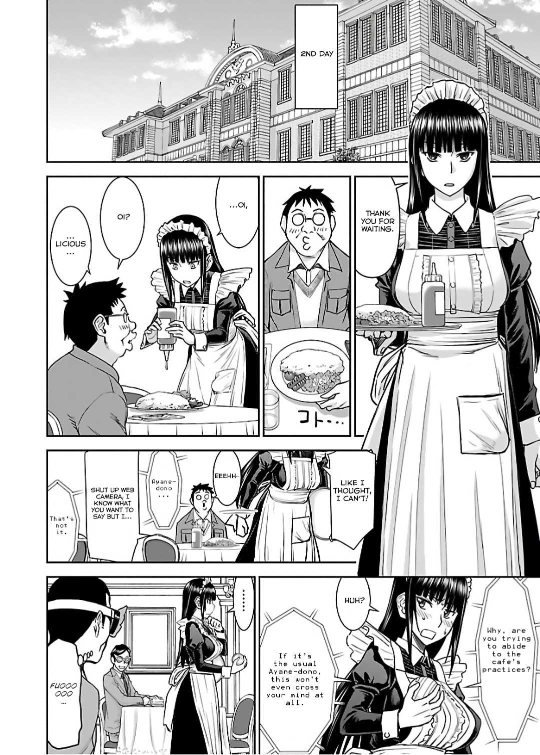 Tama Kick Chapter 8 page 14 - Chapter 8: Western Maid Cafe