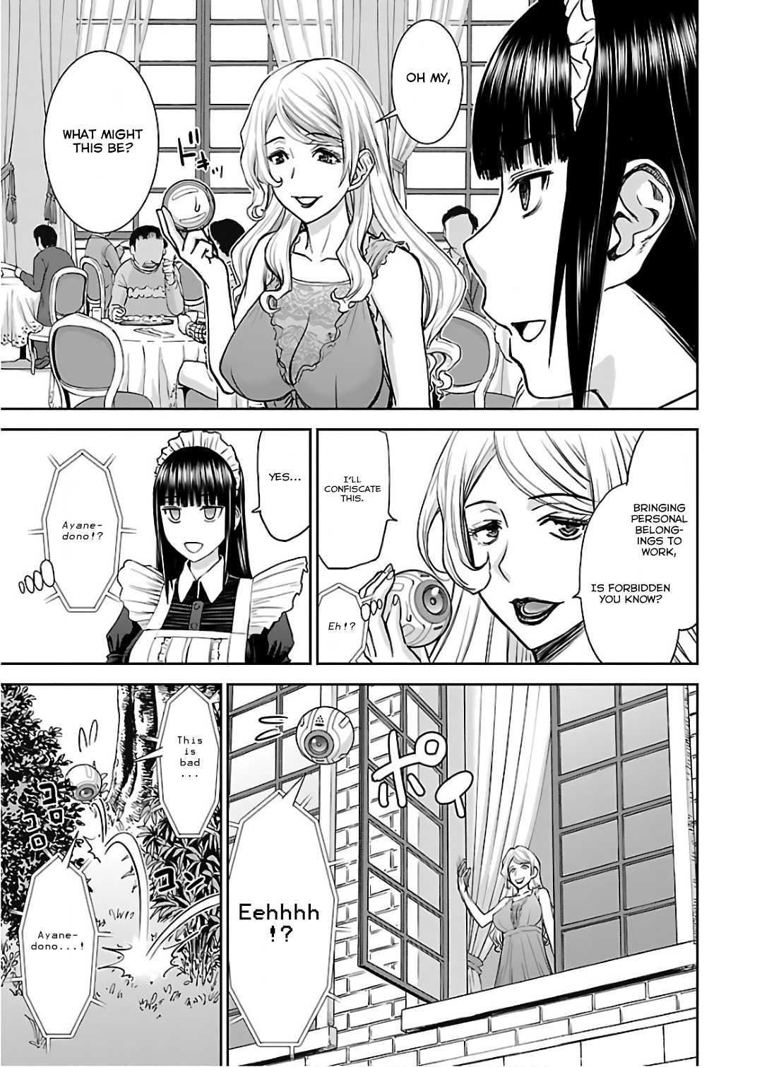 Tama Kick Chapter 8 page 19 - Chapter 8: Western Maid Cafe