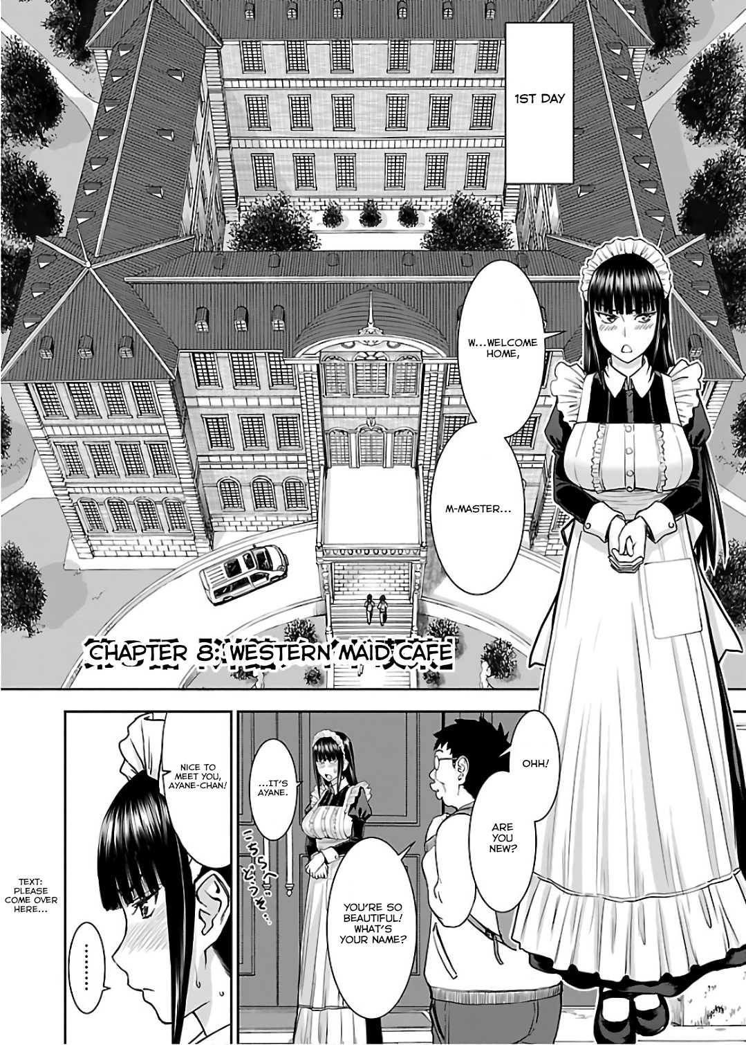 Tama Kick Chapter 8 page 2 - Chapter 8: Western Maid Cafe
