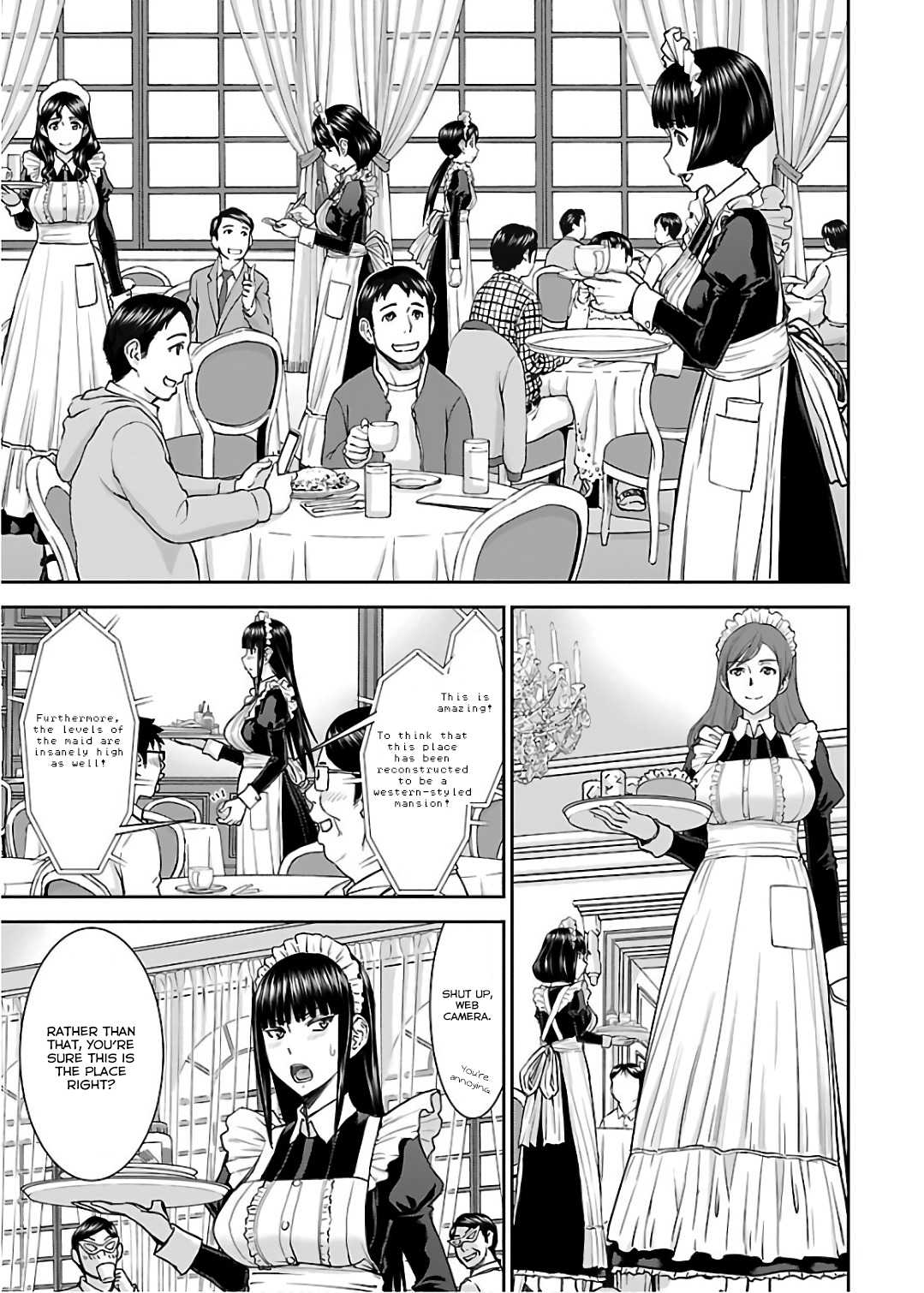 Tama Kick Chapter 8 page 3 - Chapter 8: Western Maid Cafe