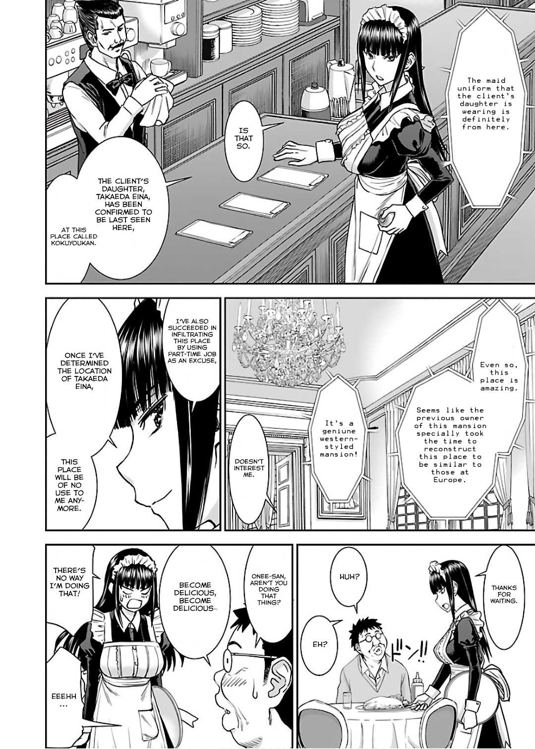 Tama Kick Chapter 8 page 4 - Chapter 8: Western Maid Cafe