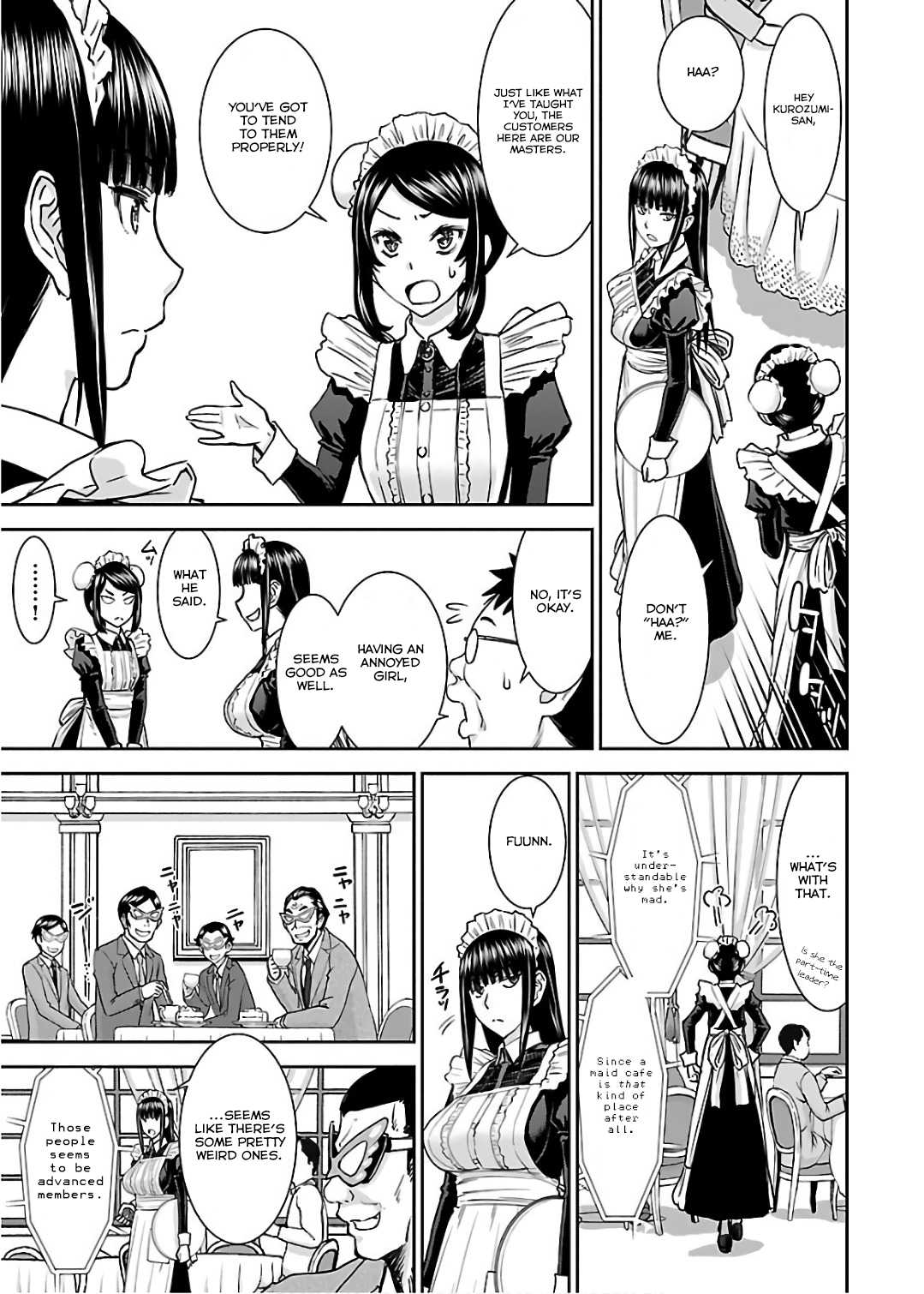 Tama Kick Chapter 8 page 5 - Chapter 8: Western Maid Cafe