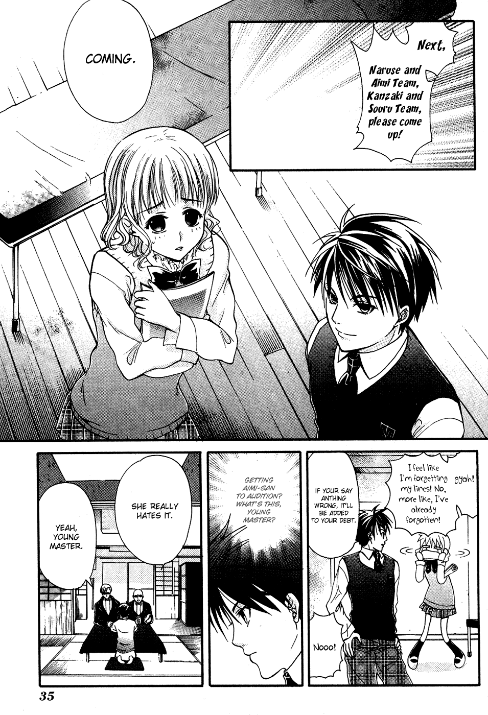 Tamago no Kimi! Chapter 7.2 page 4 - Chapter 7 v2 : Egg 7 : Audition (Back)