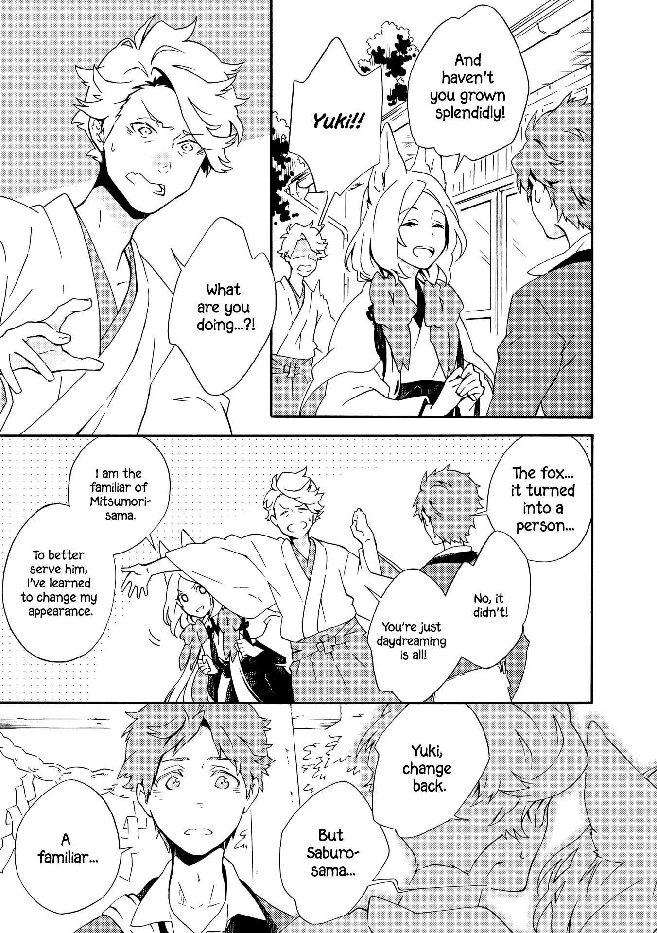Tamayura Kitsune Chapter 1 page 19 - Chapter 1: Crossing Bygone Days