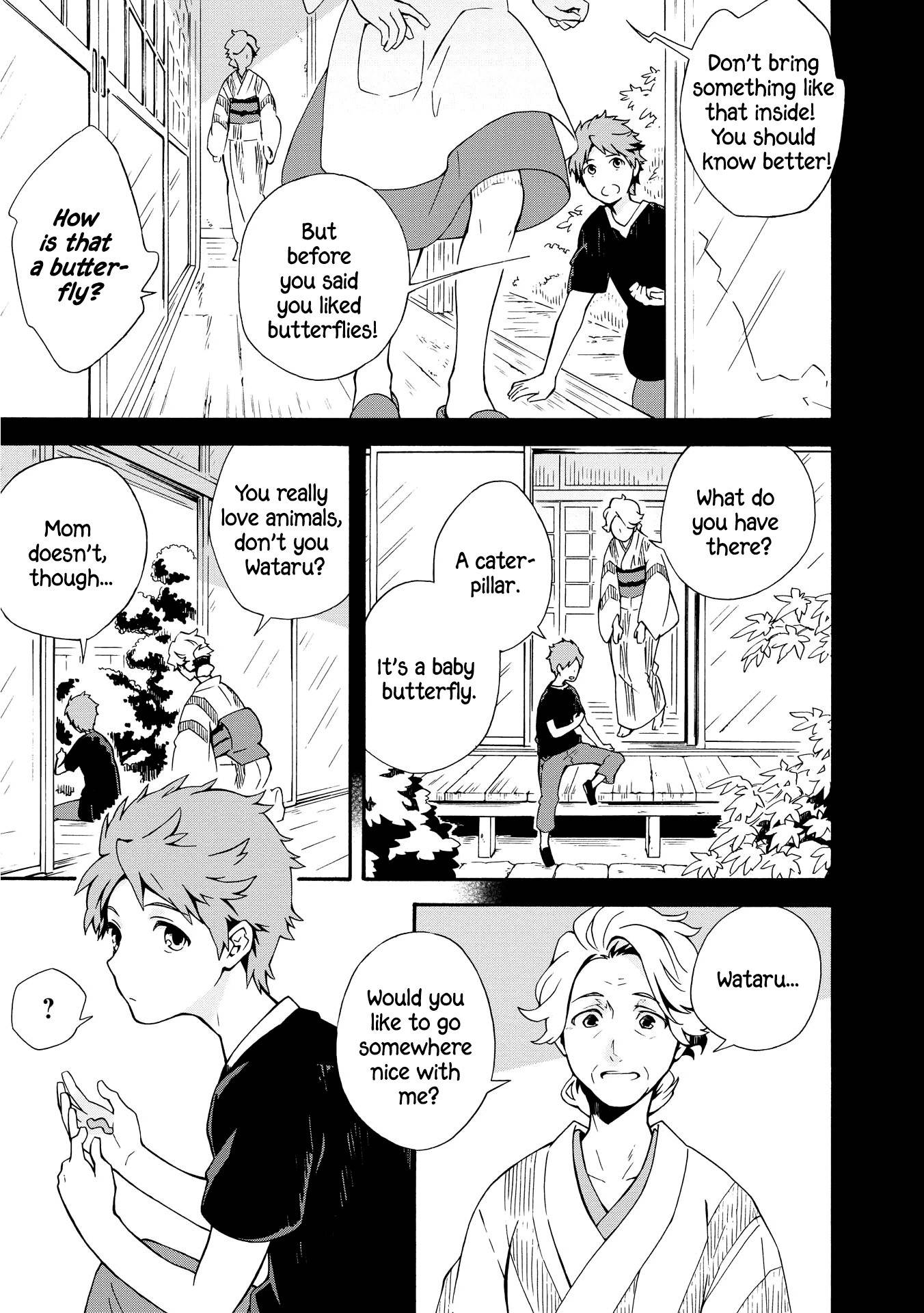 Tamayura Kitsune Chapter 1 page 5 - Chapter 1: Crossing Bygone Days