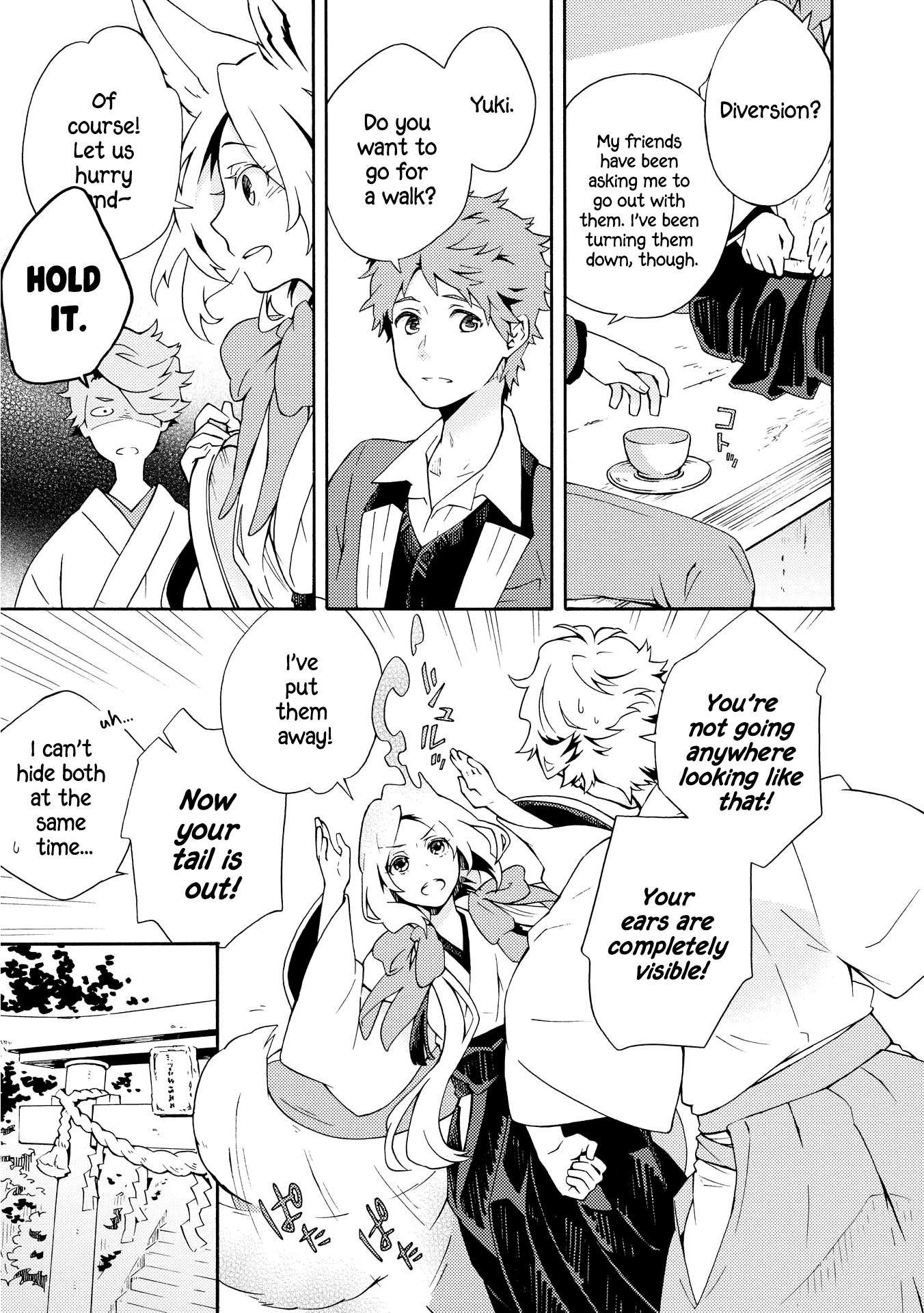 Tamayura Kitsune Chapter 2 page 3 - Chapter 2: The Familiar of Mitsumori