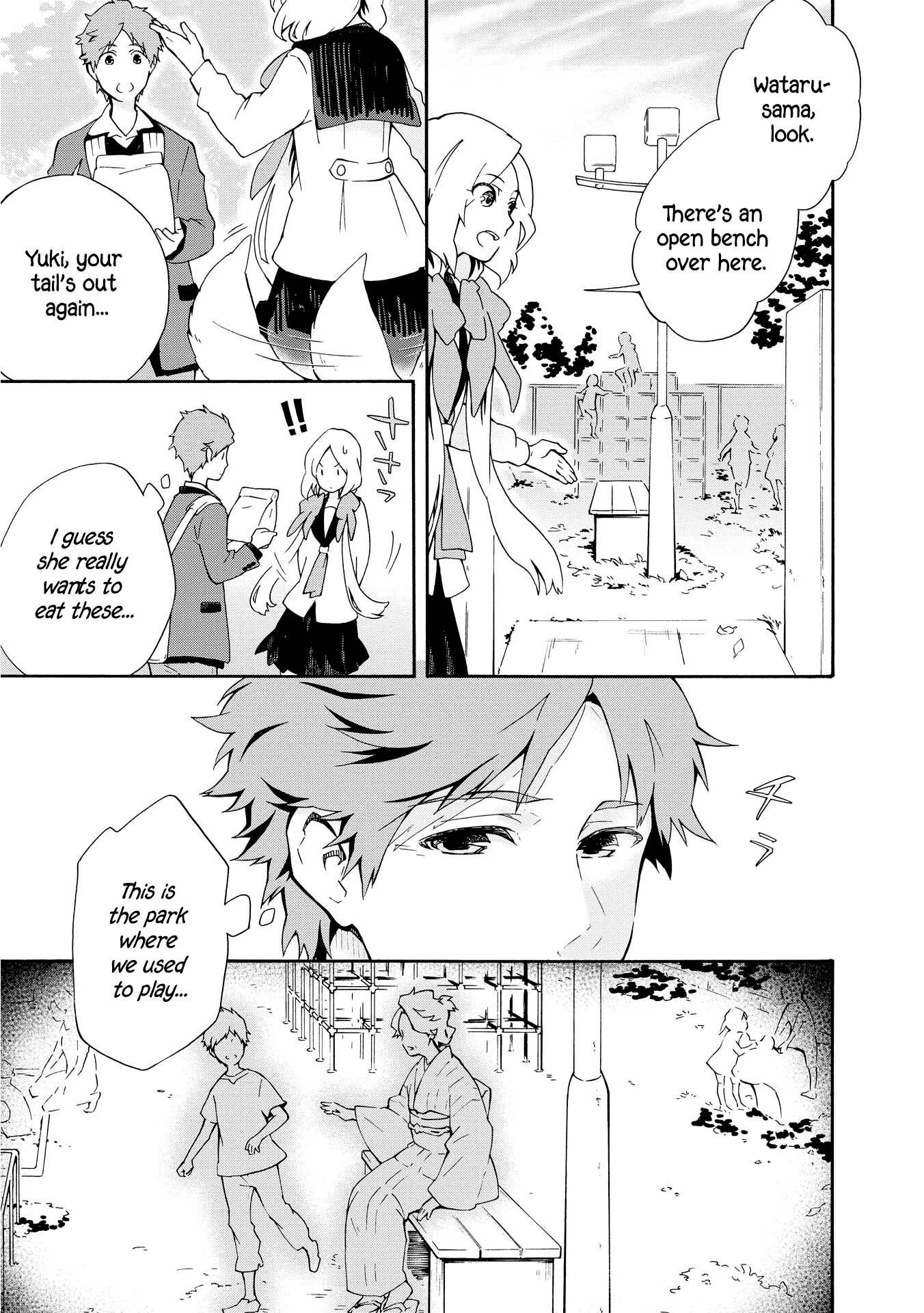 Tamayura Kitsune Chapter 3 page 1 - Chapter 3: The Ones That Give Her Life