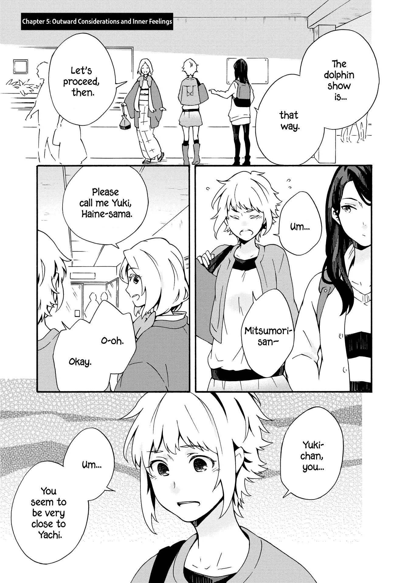 Tamayura Kitsune Chapter 5 page 1 - Chapter 5: Outward Considerations and Inner Feeling