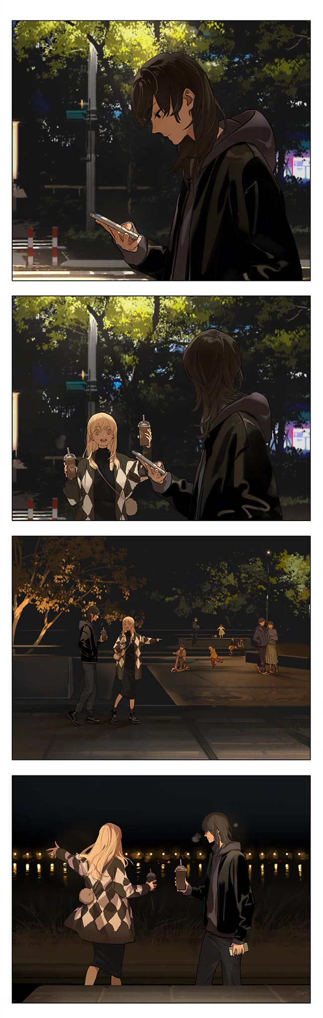 Tamen De Gushi Chapter 223 page 1 - Chapter 223: Hot Milk Tea and the Wind by the River