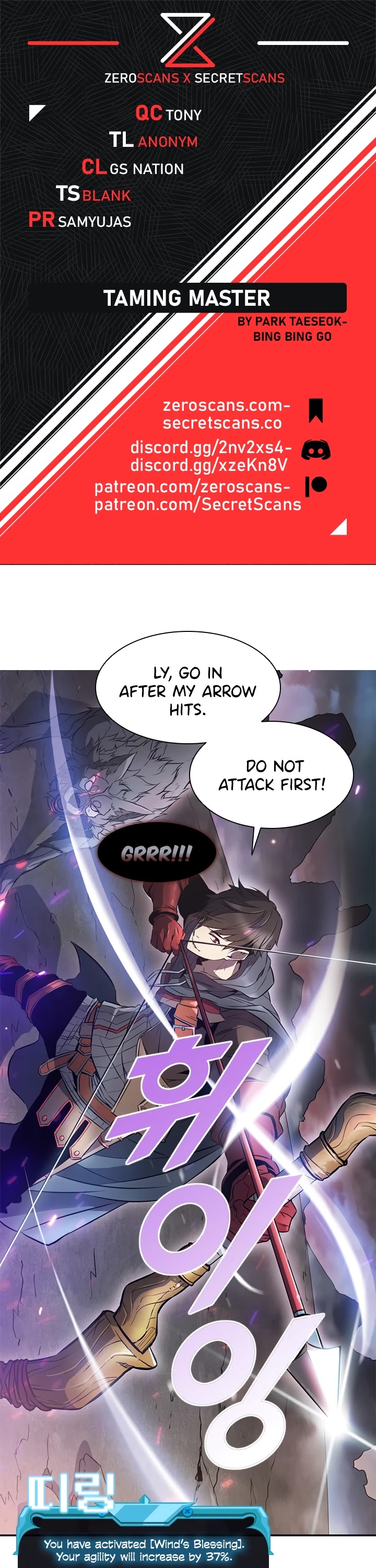 Taming Master Chapter 4 page 1 - Chapter 4