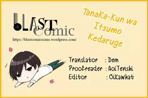 Tanaka-kun wa Itsumo Kedaruge Chapter 100 page 14 - Chapter 100