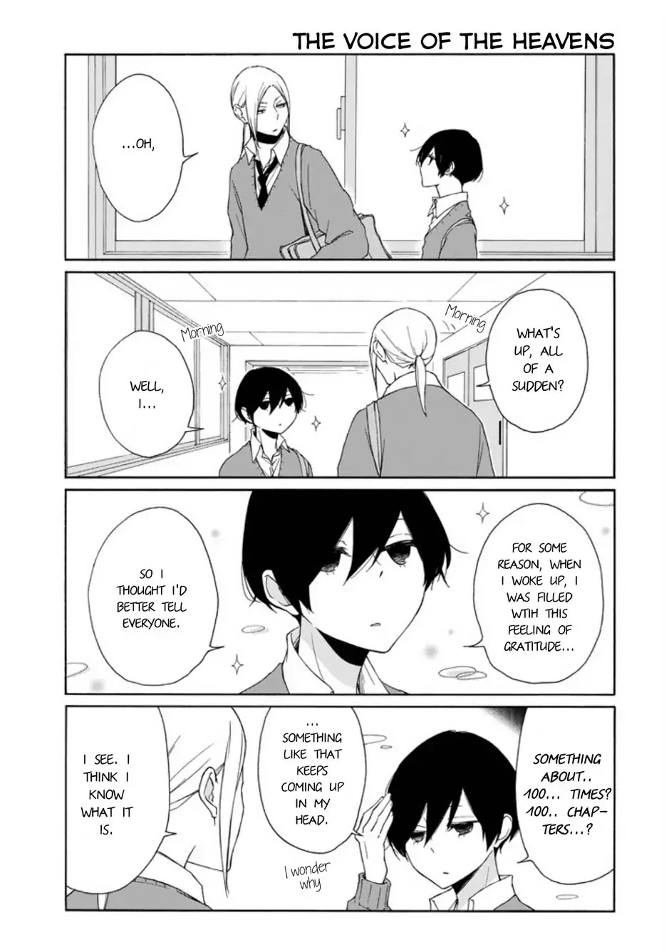 Tanaka-kun wa Itsumo Kedaruge Chapter 100 page 3 - Chapter 100
