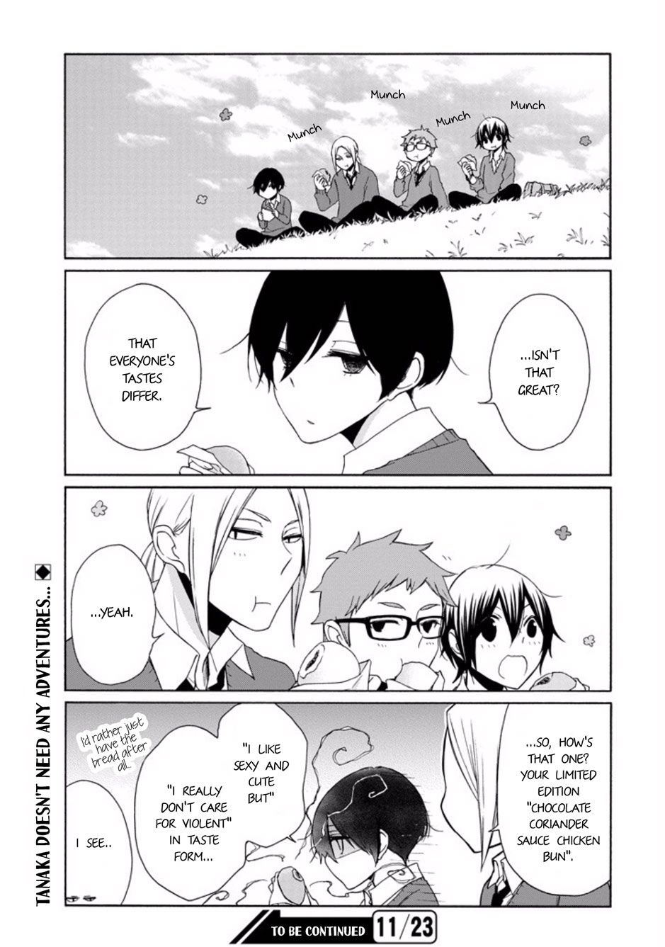 Tanaka-kun wa Itsumo Kedaruge Chapter 101 page 13 - Chapter 101