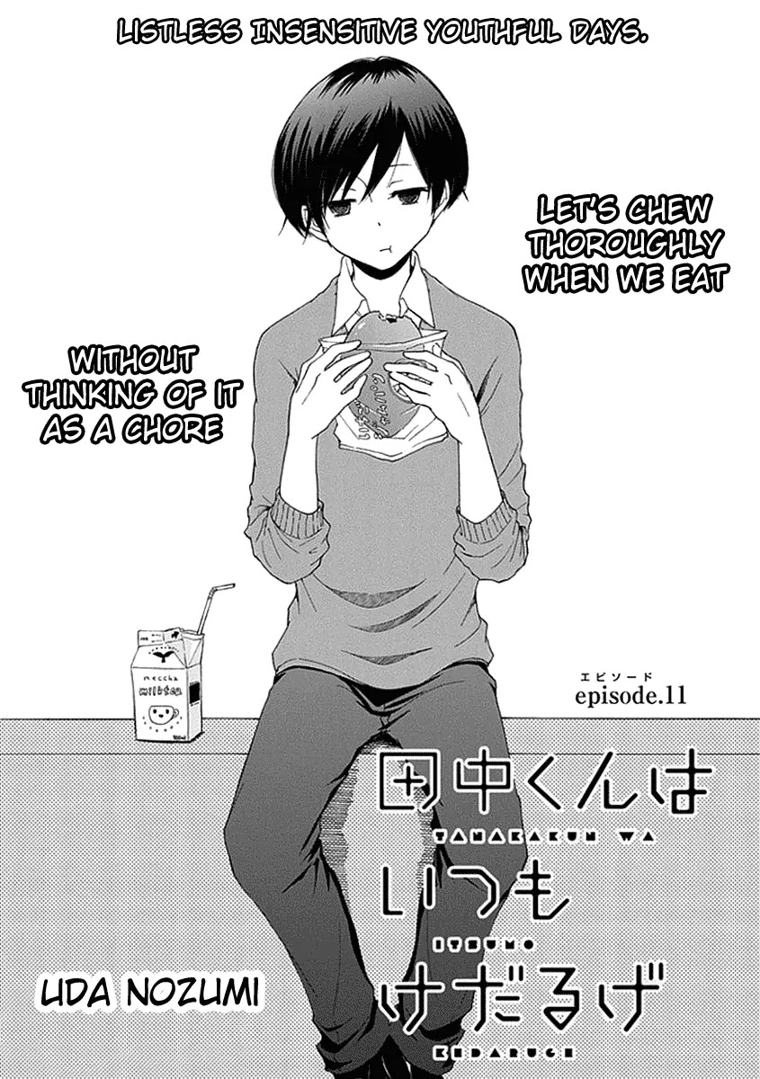 Tanaka-kun wa Itsumo Kedaruge Chapter 11 page 2 - Chapter 11