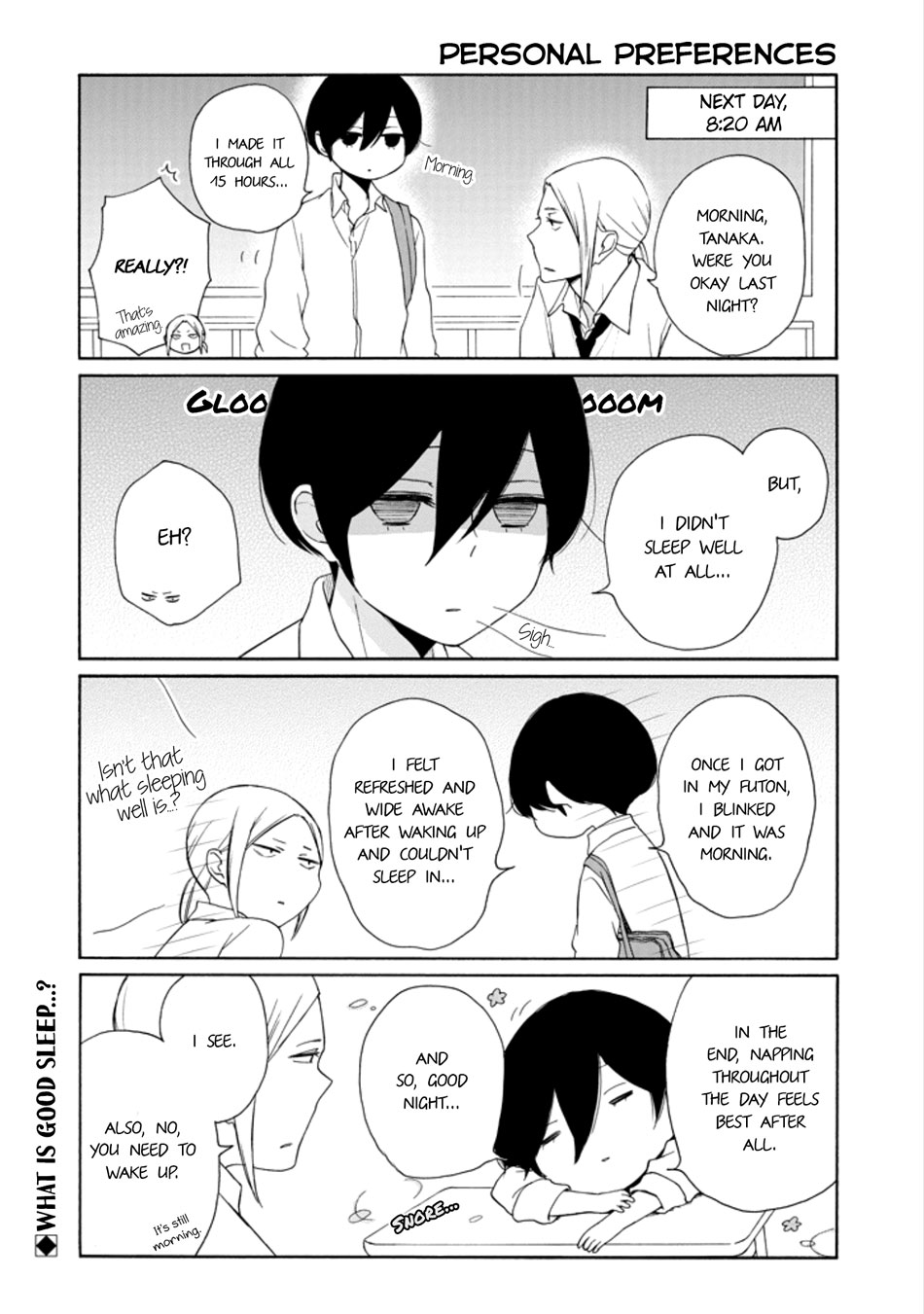 Tanaka-kun wa Itsumo Kedaruge Chapter 132 page 12 - Chapter 132