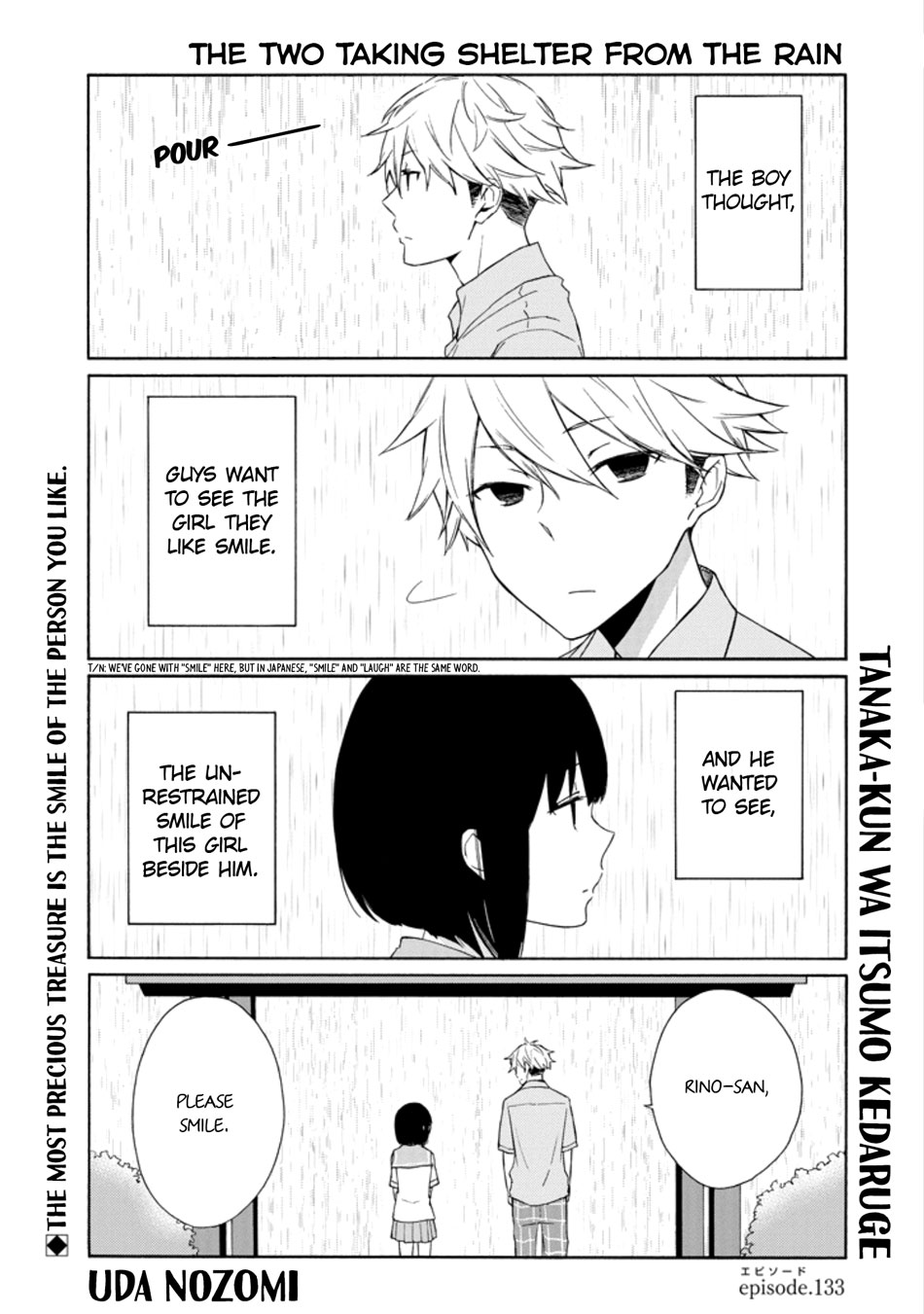 Tanaka-kun wa Itsumo Kedaruge Chapter 133 page 1 - Chapter 133