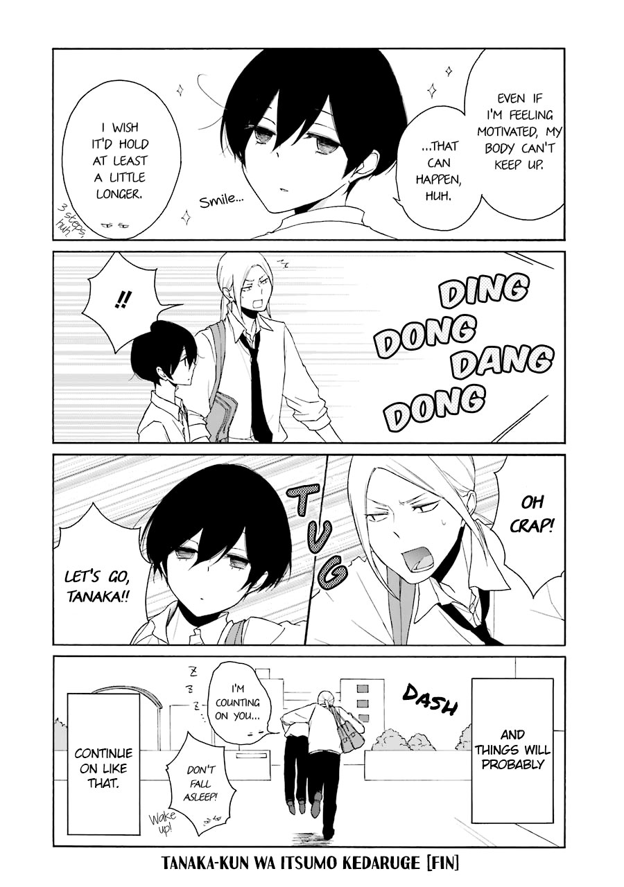 Tanaka-kun wa Itsumo Kedaruge Chapter 140 page 18 - Chapter 140 [END]