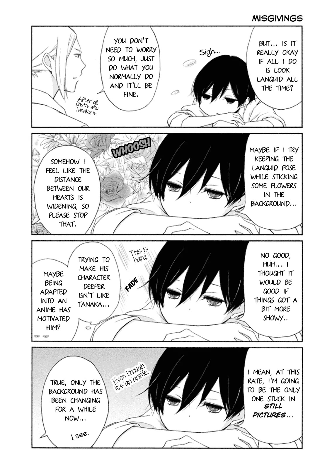 Tanaka-kun wa Itsumo Kedaruge Chapter 15.5 page 4 - Chapter 15.5