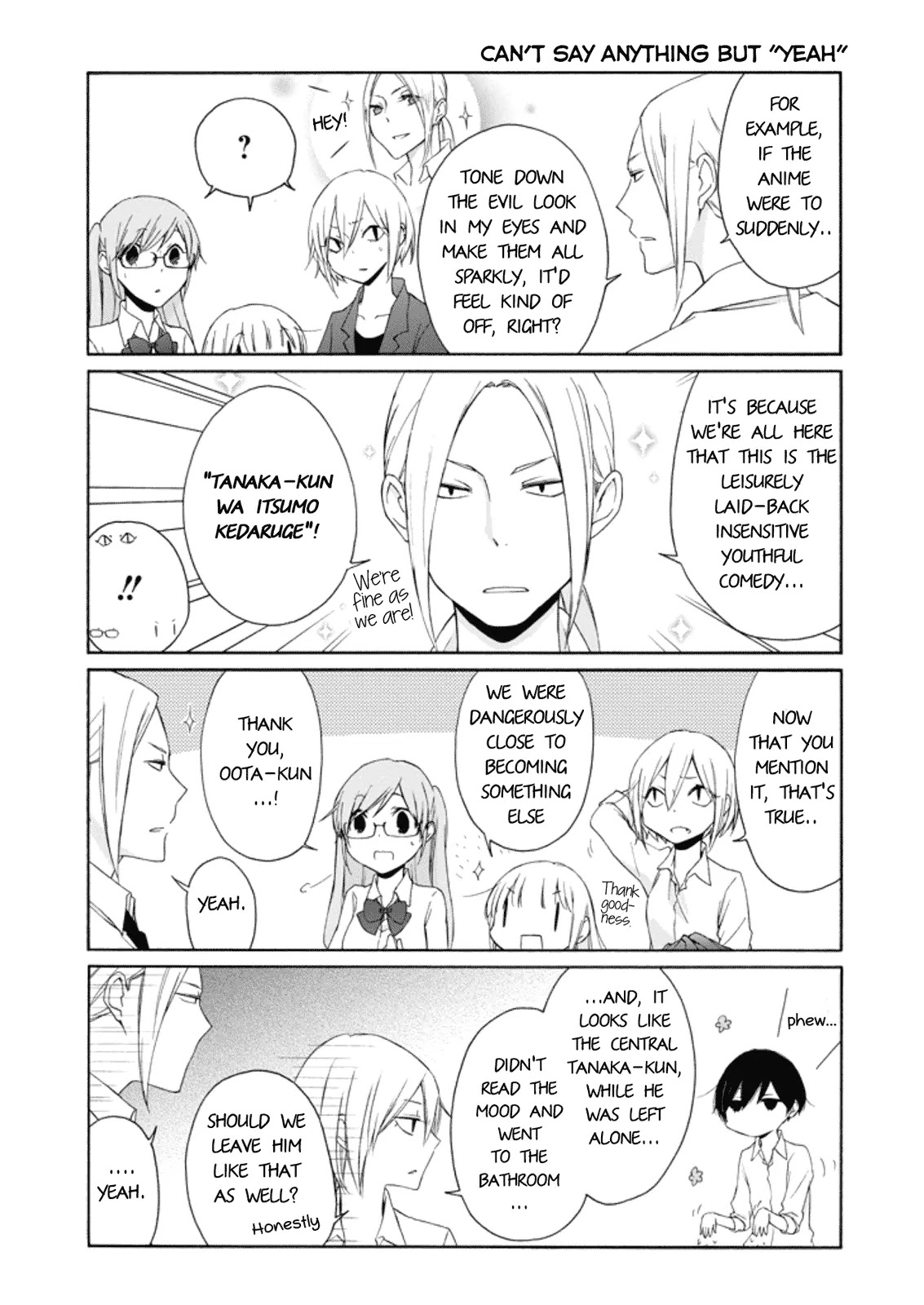 Tanaka-kun wa Itsumo Kedaruge Chapter 15.5 page 6 - Chapter 15.5