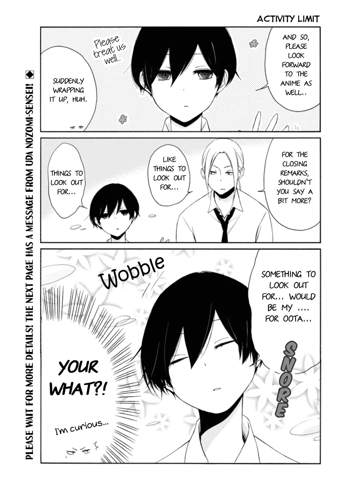 Tanaka-kun wa Itsumo Kedaruge Chapter 15.5 page 7 - Chapter 15.5