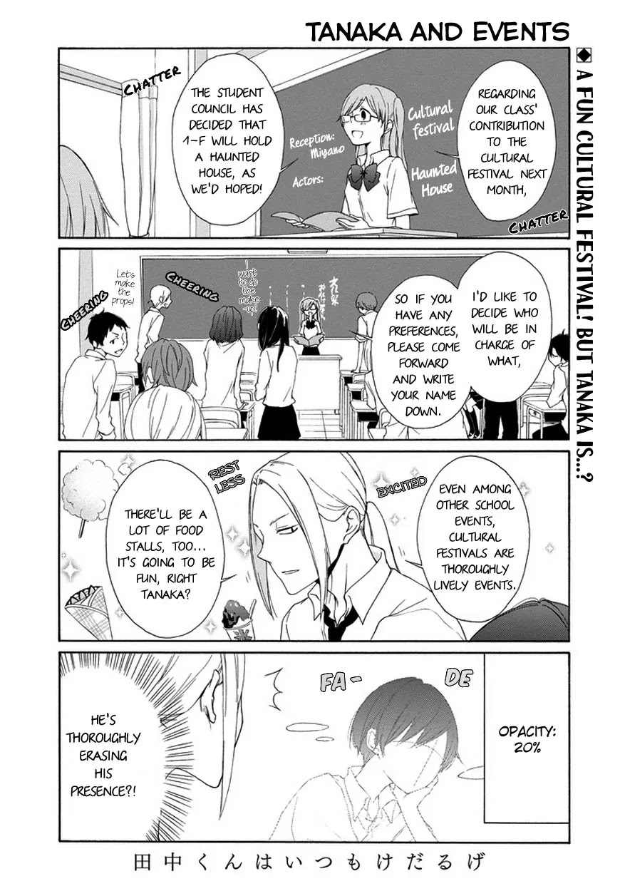 Tanaka-kun wa Itsumo Kedaruge Chapter 29 page 2 - Chapter 29