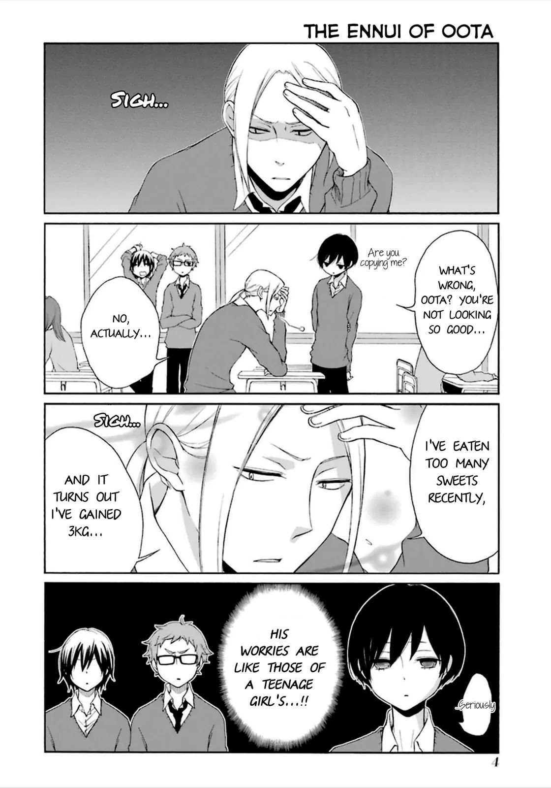 Tanaka-kun wa Itsumo Kedaruge Chapter 40 page 3 - Chapter 40