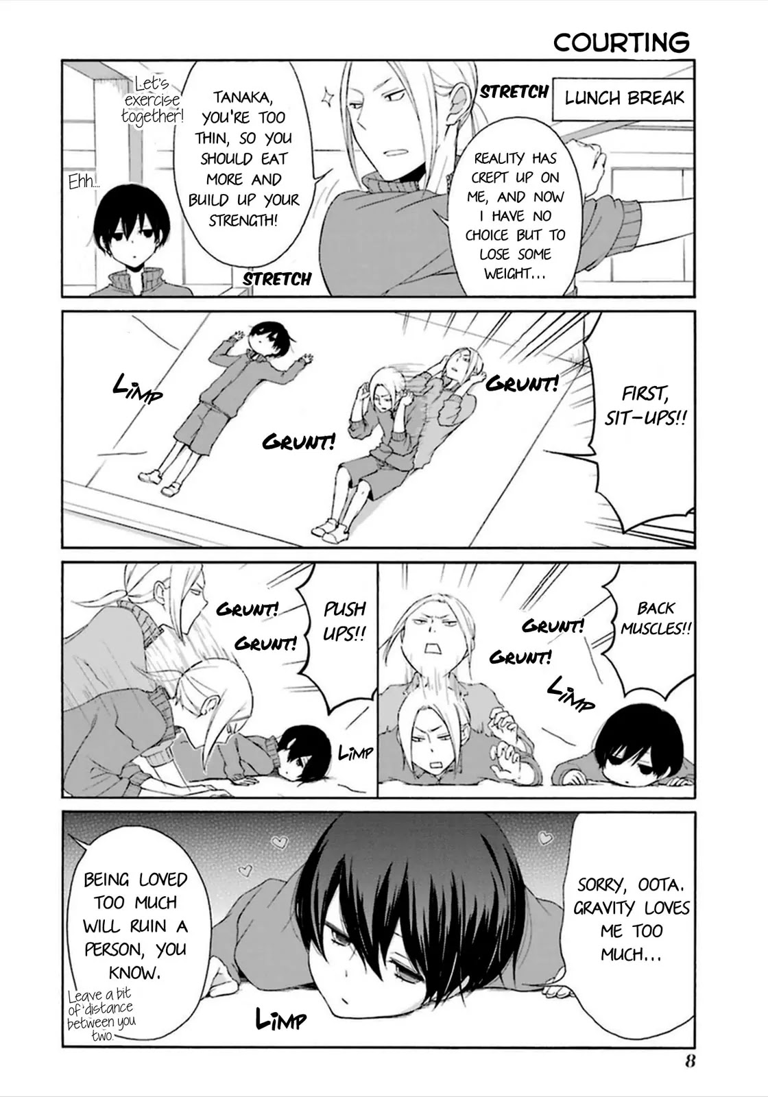 Tanaka-kun wa Itsumo Kedaruge Chapter 40 page 7 - Chapter 40